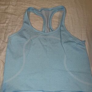 lululemon athletica Light Blue Tank Top